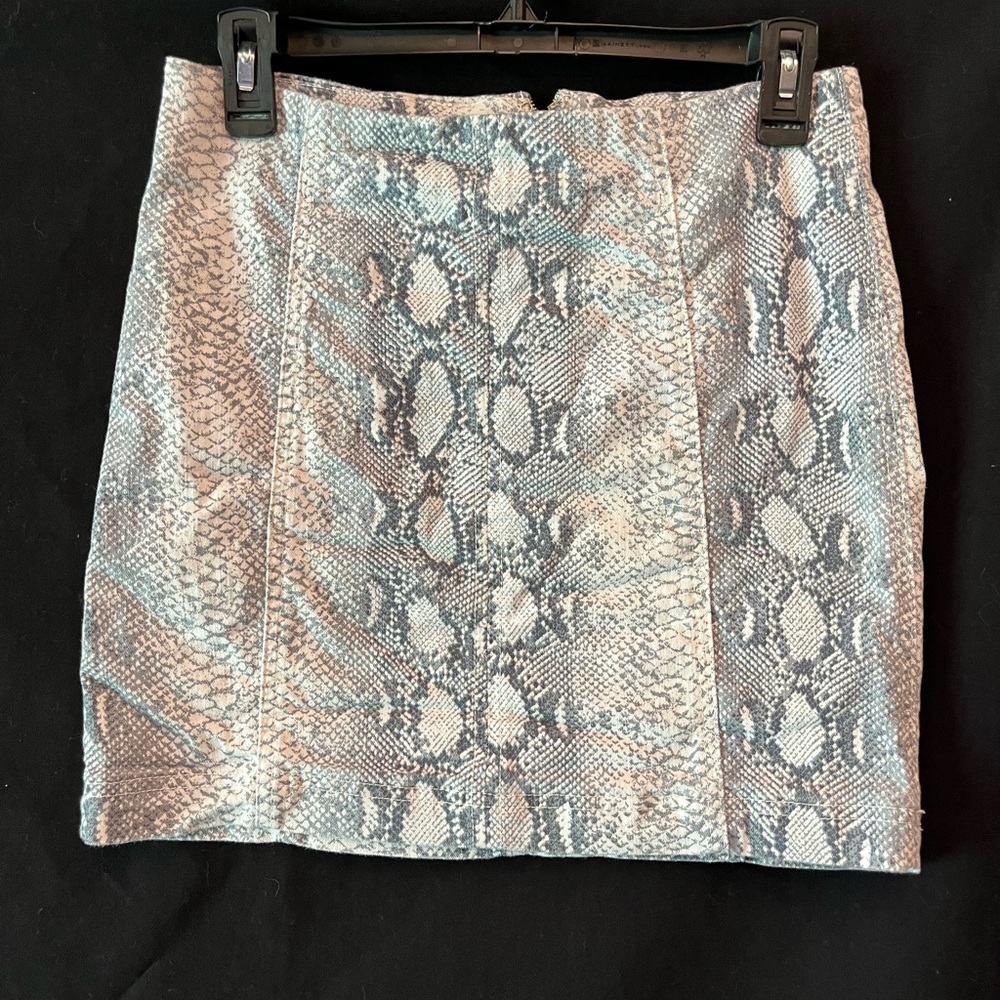 Free People Snake print Skirt